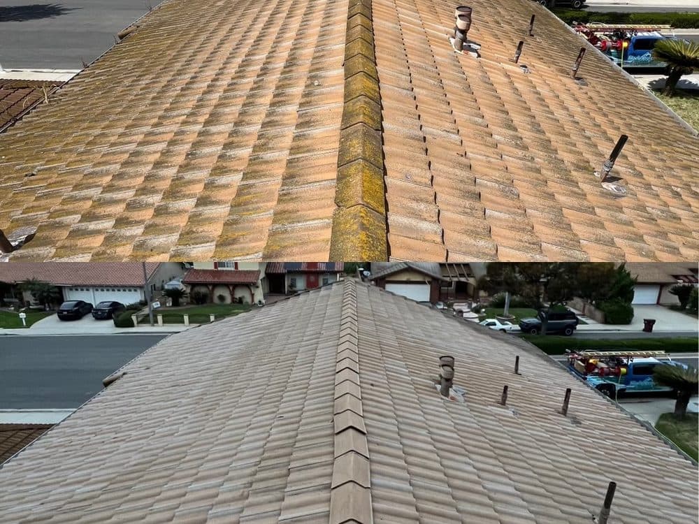 Window Wizards roof cleaning service in Los Angeles