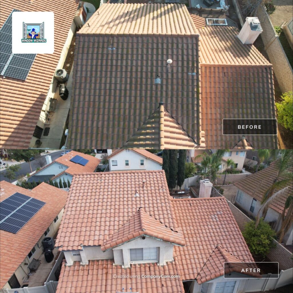 Impressive Roof Transformation And Clean Corona CA