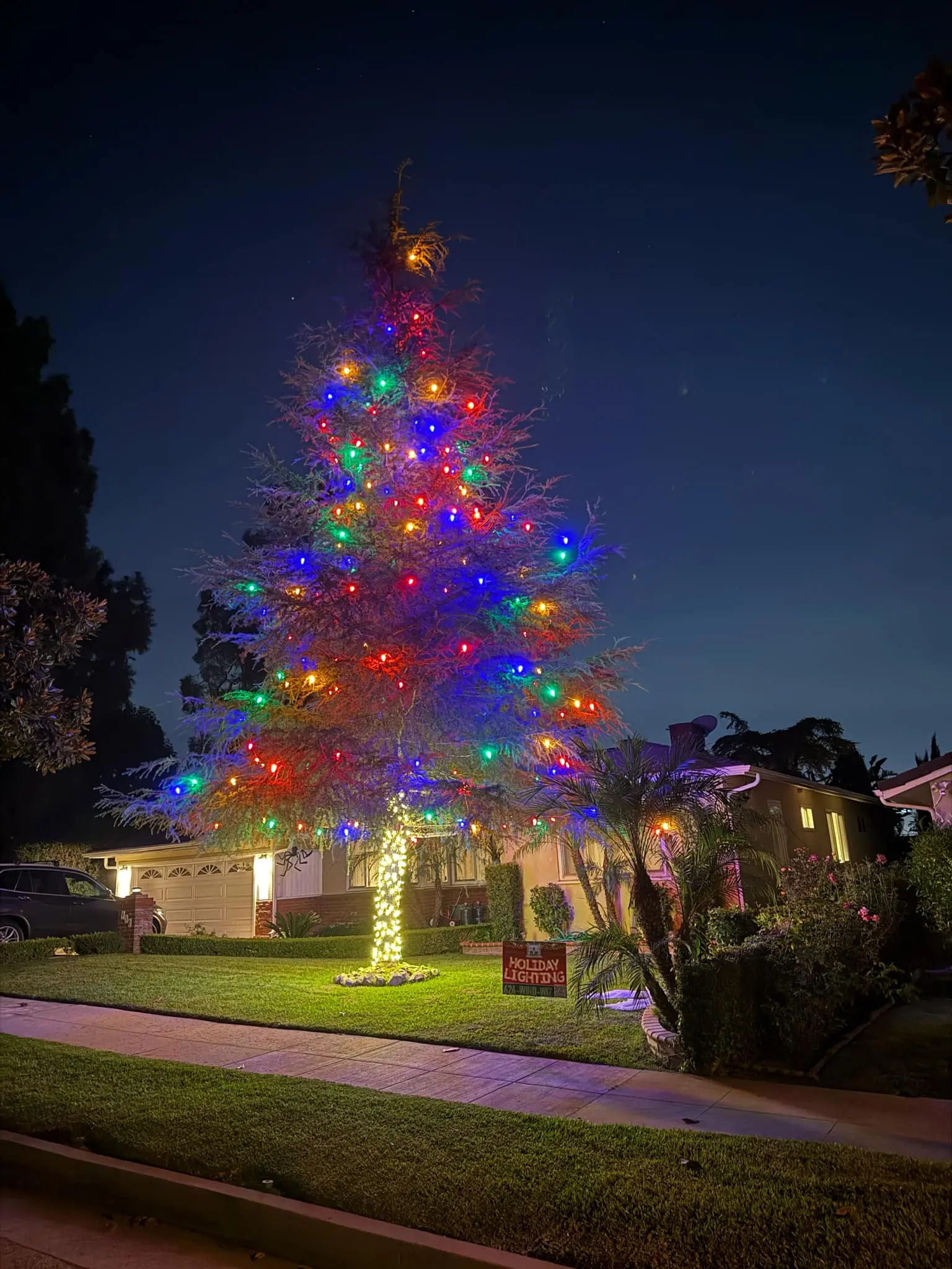 burbank ca christmas light installation